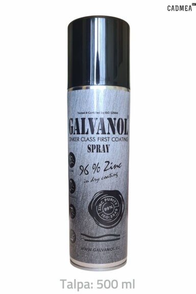 Šalto cinkavimo mišinys «GALVANOL», aerozolis 500 ml