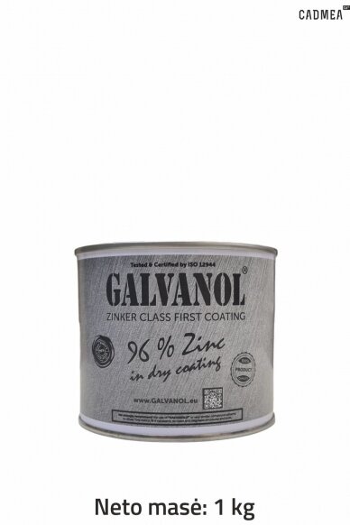 Šalto cinkavimo mišinys «GALVANOL», 1 kg